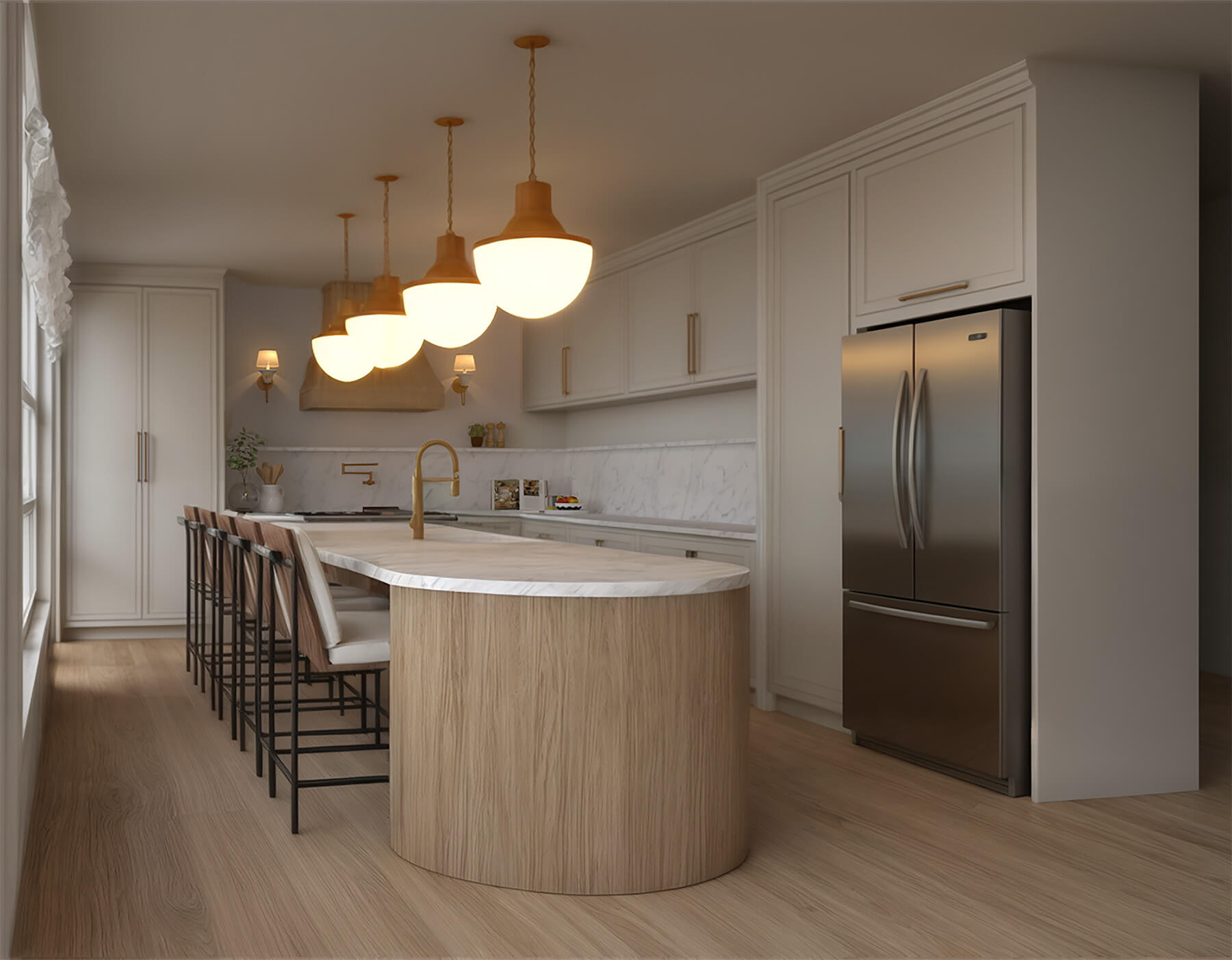 the-tuthill-project-6 Earth toned kitchen design